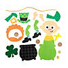 St. Patrick's Day Patterned Leprechaun Craft Kit - Makes 12 Image 1