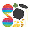 St. Patrick's Day Pot of Gold Hanging Swirl Craft Kit - Makes 12 Image 1