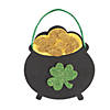 St. Patrick's Day Pot of Gold Ornament Craft Kit - Makes 12 Image 1