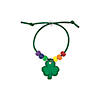 St. Patrick's Day Rainbow Shamrock Charm Bracelet Craft Kit - Makes 24 Image 1
