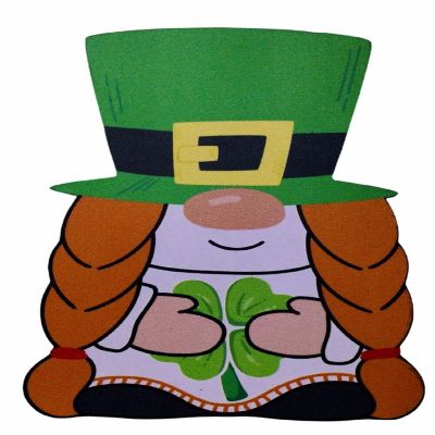 St Patrick's Day Wooden Gnomes Irish Theme Freestanding Set of 3 Image 2
