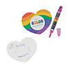 Stacking Crayons Valentine Exchanges with Card for 12 Image 1