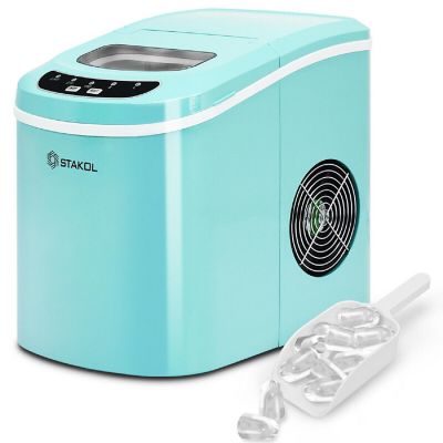 Stakol Portable Compact Electric Ice Maker Machine Mini Cube 26lb/Day Mint Green Image 1