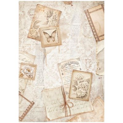 Stamperia Rice Paper A4 6/Pkg-Quiet Days Image 3