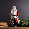 Standing Santa Statue With Books (Set Of 2) 12.75"H Resin Image 1