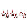 Star And Tree Cookie Cutter Ornament (Set Of 6) 4"H, 4.75"H Metal Image 4