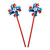 Star-Shaped Patriotic Pinwheels - 36 Pc. Image 1