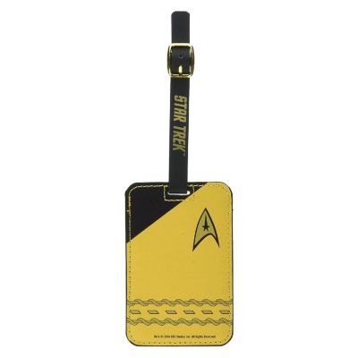 Star Trek Gold Uniform Luggage Tag Image 1