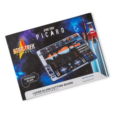 Star Trek: Picard LCARS Glass Cutting Board Image 1