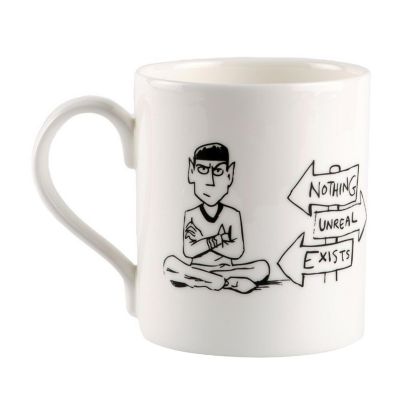 Star Trek Spock "Nothing Unreal Exists" 12 Ounce Ceramic Mug Image 1