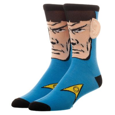 Star Trek Spock With Ears Crew Socks Image 1