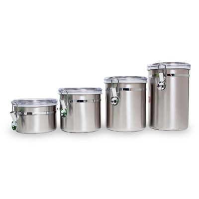 Star Trek: The Next Generation Stainless Steel Storage Jar Containers  Set of 4 Image 1