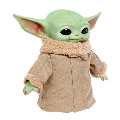 Star Wars 11 Inch Squeeze and Blink Grogu Plush with Sounds and Movement Image 1