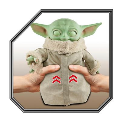 Star Wars 11 Inch Squeeze and Blink Grogu Plush with Sounds and Movement Image 3