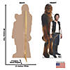 Star Wars&#8482; 40th Anniversary Edition Han Solo & Chewbacca Stand-Up Image 1