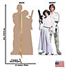 Star Wars&#8482; 40th Anniversary Edition Luke & Leia Stand-Up Image 1
