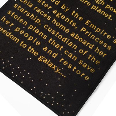 Star Wars: A New Hope Title Crawl Printed Area Rug  26 x 77 Inches Image 1