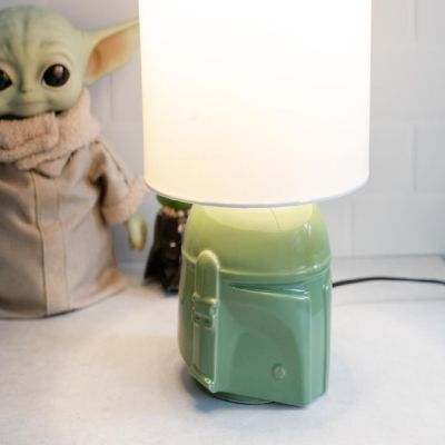 Star Wars Boba Fett Helmet Table Lamp  14 Inches Tall Image 2
