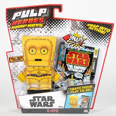 Star Wars C3PO SnapBot Pulp Heroes Pull Back Image 1