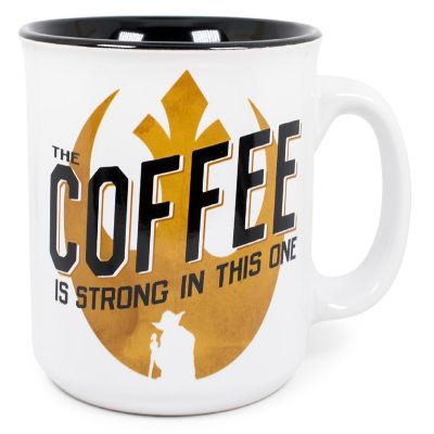 Star Wars Coffee is Strong In This One 20oz Ceramic Camper Coffee Mug Image 1