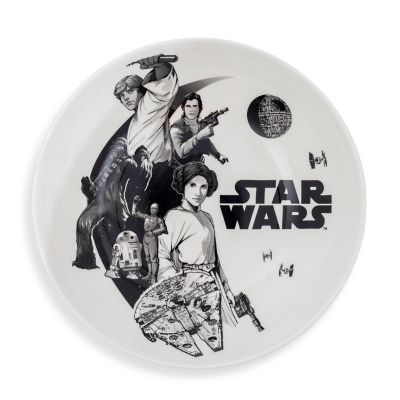 Star Wars Collage 9-Inch Ceramic Coupe Dinner Bowl Image 1