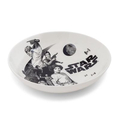 Star Wars Collage 9-Inch Ceramic Coupe Dinner Bowl Image 1