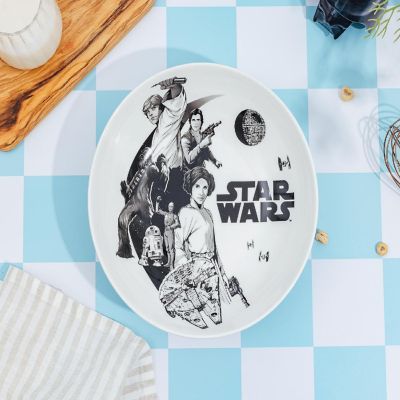 Star Wars Collage 9-Inch Ceramic Coupe Dinner Bowl Image 2