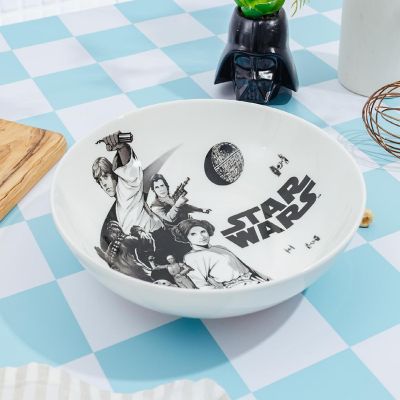 Star Wars Collage 9-Inch Ceramic Coupe Dinner Bowl Image 3
