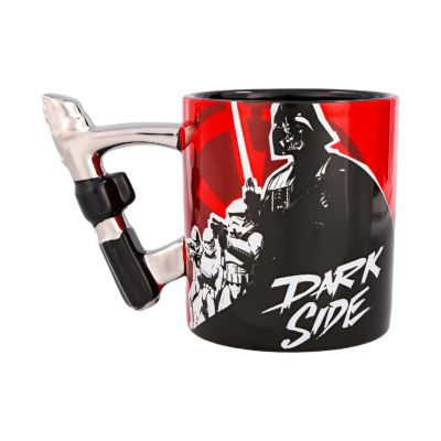 Star Wars Darth Vader "Dark Side" Ceramic Mug With Sculpted Lightsaber Handle Image 2