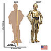 Star Wars&#8482; Episode IX: The Rise of Skywalker C-3PO Life-Size Cardboard Stand-Up Image 1