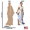 Star Wars&#8482; Episode IX: The Rise of Skywalker Rey Life-Size Cardboard Stand-Up Image 1