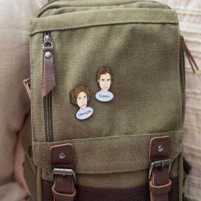 Star Wars Han Solo & Princess Leia Collector Pins  I Love You, I Know Pin Set Image 3