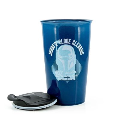 Star Wars Jango Fett Mug  Retro-Style Star Wars Collectible Cup  12 Ounces Image 3