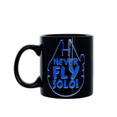 Star Wars Never Fly Solo 20oz Ceramic Coffee Mug Image 2