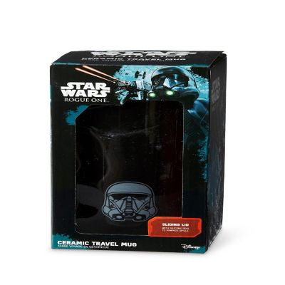Star Wars: Rogue One Ceramic Travel Mug with Lid - Death Trooper Image 1