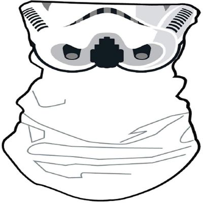 Star Wars Stormtrooper Neck Gaiter  One Size Image 1