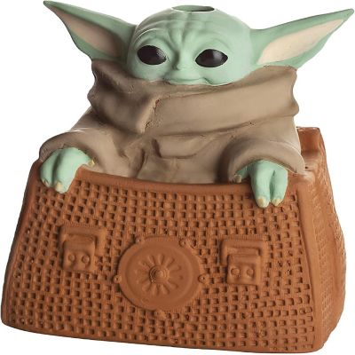 Star Wars The Child in Satchel Chia Pet Decorative Pottery Planter Image 2