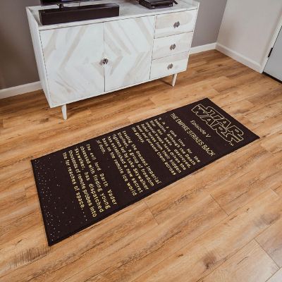 Star Wars: The Empire Strikes Back Title Crawl Printed Area Rug  27 x 77 Inches Image 3