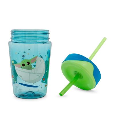 Star Wars: The Mandalorian Grogu Kids Spill-Proof Tumbler With Straw  18 Ounces Image 3