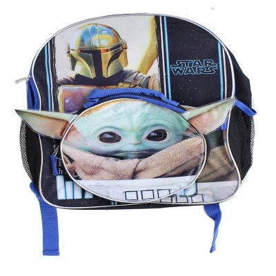 Star Wars The Mandalorian The Child 16 Inch Backpack w/ Lunch Kit Image 1