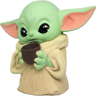 Star Wars The Mandalorian The Child with Cup 8 Inch PVC Figural Bank Image 1