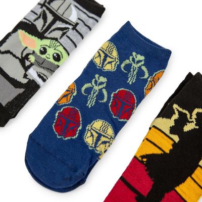 Star Wars: The Mandalorian Unisex Low-Cut Socks  Set B  5 Pairs  Size 4-10 Image 2
