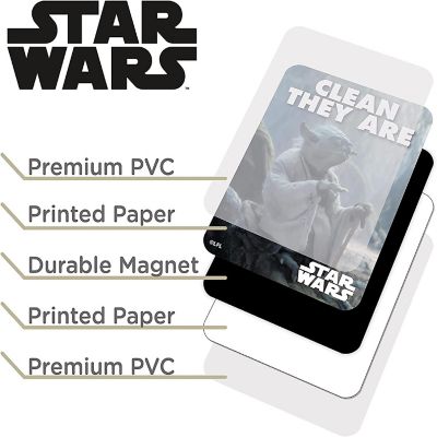 Star Wars Yoda Double Sided Dishwasher Magnet Image 1