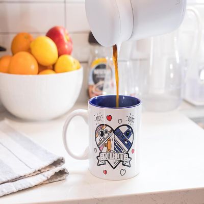 Star Wars "You R2 Cute" Ceramic Coffee Mug  Holds 20 Ounces  Toynk Exclusive Image 2