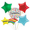 Stars & Streamers Congratulations Mylar Balloon Bouquet - 13 Pc. Image 1