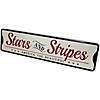 Stars and Stripes Americana Metal Wall Sign - 23.5" Image 2