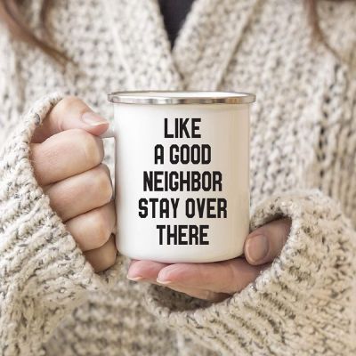 Stay Over There 11oz Campfire Mug Image 2