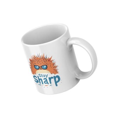 Stay Sharp Mug by Dancing Littles Jungle Image 1