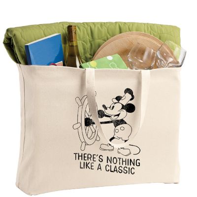 Steamboat Willie Tote Bag - Nothing Like A Classic Durable Cotton Twill Jumbo Bag Image 1