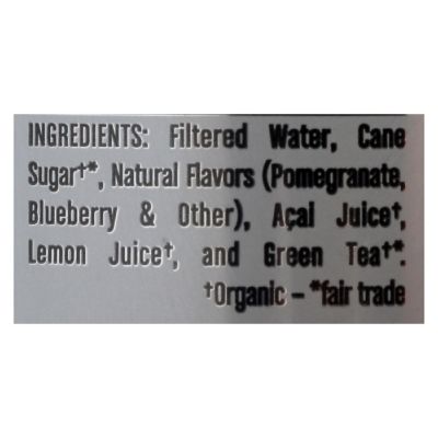 Steaz Lightly Sweetened Green Tea - Blueberry Pomegranate - Case of 12 - 16 Fl oz. Image 1